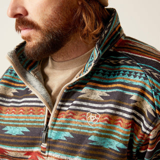 Ariat Men's Caldwell 1/4 Zip Sweater Biscay Bay Serape - Cowboy SwaggerAriat Men's Caldwell 1/4 Zip Sweater Biscay Bay Serape