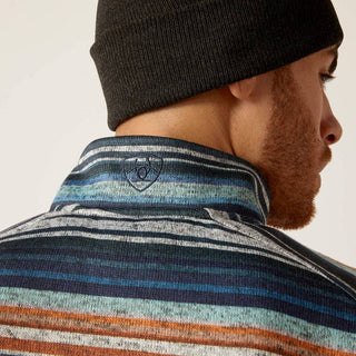 Ariat Mens Caldwell Full Zip Sweater Jetty Gray Heather - Cowboy SwaggerAriat Mens Caldwell Full Zip Sweater Jetty Gray Heather