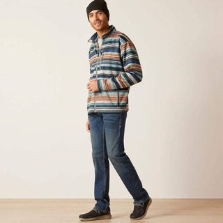 Ariat Mens Caldwell Full Zip Sweater Jetty Gray Heather - Cowboy SwaggerAriat Mens Caldwell Full Zip Sweater Jetty Gray Heather