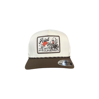 Ariat Men’s Desert Patch Multicolor Brim Rope Cap - Cowboy SwaggerAriat Men’s Desert Patch Multicolor Brim Rope CapBallcap