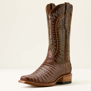 Ariat Men’s Futurity Finalist Western Boots – Natural Caiman Belly & Adobe Clay Leather Exotic Cowboy Boots - Cowboy SwaggerAriat Men’s Futurity Finalist Western Boots – Natural Caiman Belly & Adobe Clay Leather Exotic Cowboy Boots