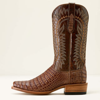 Ariat Men’s Futurity Finalist Western Boots – Natural Caiman Belly & Adobe Clay Leather Exotic Cowboy Boots - Cowboy SwaggerAriat Men’s Futurity Finalist Western Boots – Natural Caiman Belly & Adobe Clay Leather Exotic Cowboy Boots