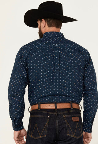 Ariat Mens Gavyn Novelty Skull Print Long Sleeve Button - Down Western Shirt - Cowboy SwaggerAriat Mens Gavyn Novelty Skull Print Long Sleeve Button - Down Western Shirt