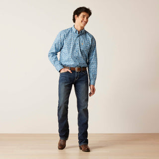 Ariat Men's Gentry Classic Fit Sky Blue Shirt - Cowboy SwaggerAriat Men's Gentry Classic Fit Sky Blue Shirt