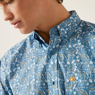 Ariat Men's Gentry Classic Fit Sky Blue Shirt - Cowboy SwaggerAriat Men's Gentry Classic Fit Sky Blue Shirt