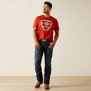 Ariat Men’s Geo Fill Short Sleeve Tee Red - Cowboy SwaggerAriat Men’s Geo Fill Short Sleeve Tee RedShirts & Tops