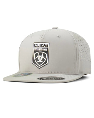 Ariat Men’s Hat FlexFit 110 SnapBack Performance Mesh Light Grey - Cowboy SwaggerAriat Men’s Hat FlexFit 110 SnapBack Performance Mesh Light Grey