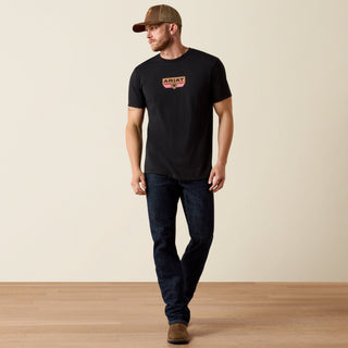 Ariat Men’s Highland Sundowner Short Sleeve T-Shirt – Black - Cowboy SwaggerAriat Men’s Highland Sundowner Short Sleeve T-Shirt – Black