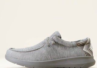 Ariat Mens Hilo Stretch Lace Light Heather Gray Aztec Print - Cowboy SwaggerAriat Mens Hilo Stretch Lace Light Heather Gray Aztec Print