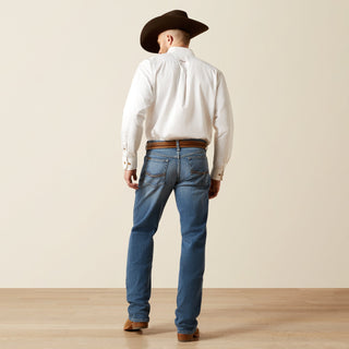 Ariat Men’s Legacy M2 Brandon Relaxed Boot Cut Jean – Medium Wash - Cowboy SwaggerAriat Men’s Legacy M2 Brandon Relaxed Boot Cut Jean – Medium Wash