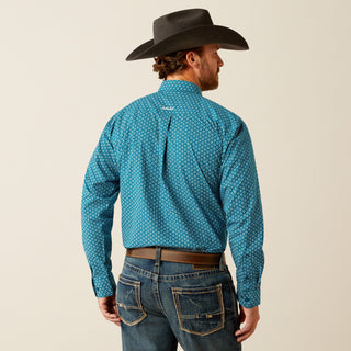 Ariat Men's Petey Classic Fit Shirt Dark Teal - Cowboy SwaggerAriat Men's Petey Classic Fit Shirt Dark TealMen's Shirts