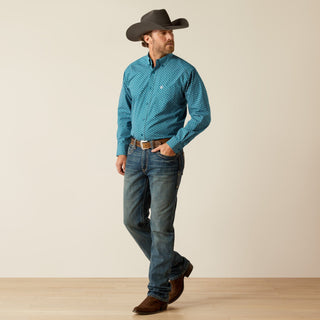 Ariat Men's Petey Classic Fit Shirt Dark Teal - Cowboy SwaggerAriat Men's Petey Classic Fit Shirt Dark TealMen's Shirts