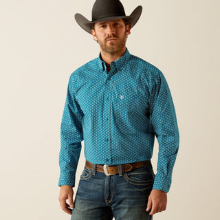 Ariat Men's Petey Classic Fit Shirt Dark Teal - Cowboy SwaggerAriat Men's Petey Classic Fit Shirt Dark TealMen's Shirts