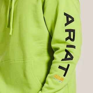 Ariat Men's Rebar Graphic Hoodie Lime Green and Black Logo - Cowboy SwaggerAriat Men's Rebar Graphic Hoodie Lime Green and Black LogoMen's Shirts