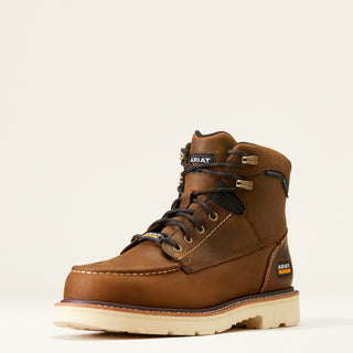 Ariat Men’s Rebar Lift 6” H2O Composite Toe Work Boot – Distressed Brown - Cowboy SwaggerAriat Men’s Rebar Lift 6” H2O Composite Toe Work Boot – Distressed BrownBoots
