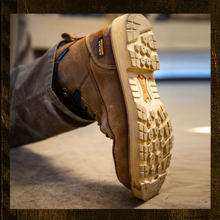 Ariat Men’s Rebar Lift 6” H2O Composite Toe Work Boot – Distressed Brown - Cowboy SwaggerAriat Men’s Rebar Lift 6” H2O Composite Toe Work Boot – Distressed BrownBoots