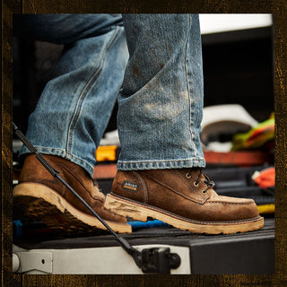 Ariat Men’s Rebar Lift 6” H2O Composite Toe Work Boot – Distressed Brown - Cowboy SwaggerAriat Men’s Rebar Lift 6” H2O Composite Toe Work Boot – Distressed BrownBoots