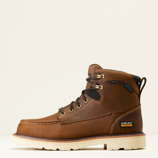 Ariat Men’s Rebar Lift 6” H2O Composite Toe Work Boot – Distressed Brown - Cowboy SwaggerAriat Men’s Rebar Lift 6” H2O Composite Toe Work Boot – Distressed BrownBoots