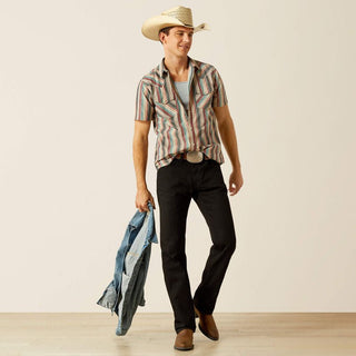 Ariat Men’s Retro Haven Maroon Snap Short Sleeve Shirt | Cowboy Swagger - Cowboy SwaggerAriat Men’s Retro Haven Maroon Snap Short Sleeve Shirt | Cowboy Swagger