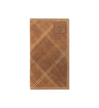 Ariat Men’s Rodeo Wallet – Crazy Horse Leather with Cross Stitch Detail - Cowboy SwaggerAriat Men’s Rodeo Wallet – Crazy Horse Leather with Cross Stitch Detail