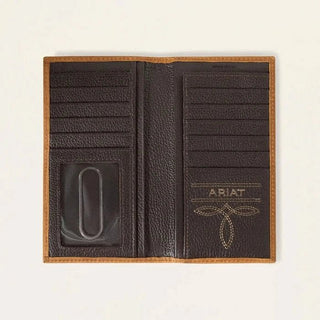 Ariat Men’s Rodeo Wallet – Southwest Cotton Fabric with Leather Trim (A3559102) - Cowboy SwaggerAriat Men’s Rodeo Wallet – Southwest Cotton Fabric with Leather Trim (A3559102)