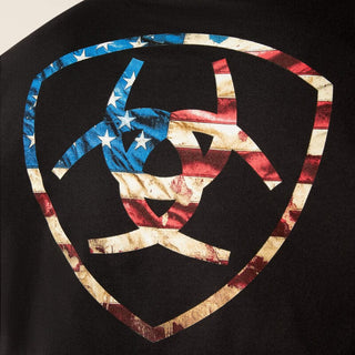 Ariat Men's Rugged American Shield Tee Black - Cowboy SwaggerAriat Men's Rugged American Shield Tee BlackMen's Shirts