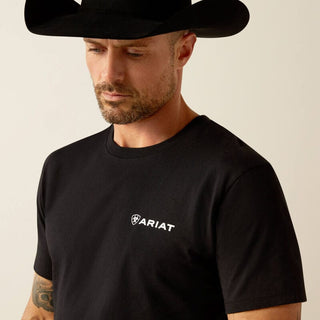 Ariat Men's Rugged American Shield Tee Black - Cowboy SwaggerAriat Men's Rugged American Shield Tee BlackMen's Shirts