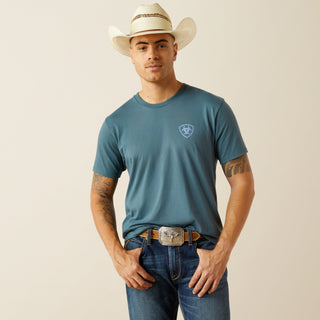 Ariat Men’s Short Sleeve Puebla Serape Tee - Cowboy SwaggerAriat Men’s Short Sleeve Puebla Serape Tee