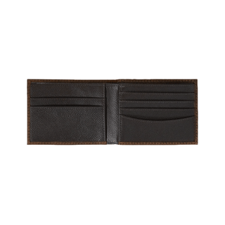 Ariat Men’s Slim Bifold Wallet – Brown Bullhide Leather with Embroidered Logo (Style A3554502) - Cowboy SwaggerAriat Men’s Slim Bifold Wallet – Brown Bullhide Leather with Embroidered Logo (Style A3554502)