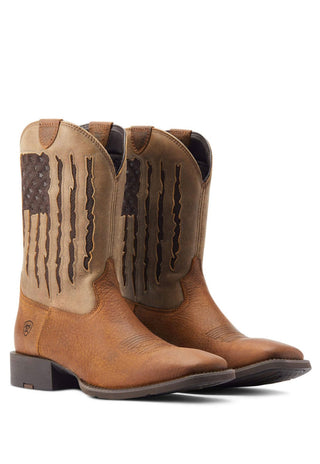 Ariat Men's Sport My Country VentTEK Western Boot - Cowboy SwaggerAriat Men's Sport My Country VentTEK Western Boot