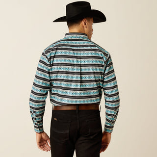 Ariat Men's Team Osborne Classic Fit Shirt Turquoise/White - Cowboy SwaggerAriat Men's Team Osborne Classic Fit Shirt Turquoise/WhiteShirts & Tops