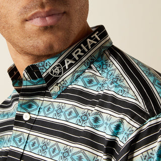 Ariat Men's Team Osborne Classic Fit Shirt Turquoise/White - Cowboy SwaggerAriat Men's Team Osborne Classic Fit Shirt Turquoise/WhiteShirts & Tops