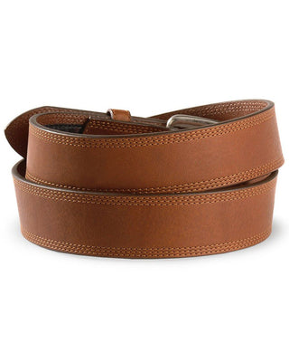 Ariat Men’s Triple Stitched Brown Leather Belt - Cowboy SwaggerAriat Men’s Triple Stitched Brown Leather BeltBelts