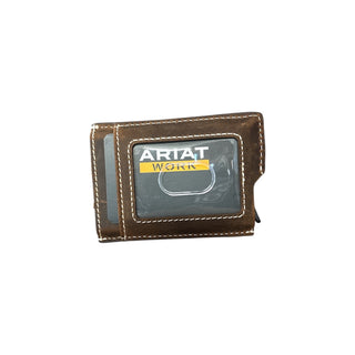 Ariat Men’s Western Leather Money Clip Wallet Diamond Plate Pop - Up Card - Cowboy SwaggerAriat Men’s Western Leather Money Clip Wallet Diamond Plate Pop - Up CardWallets & Money Clips
