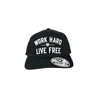 Ariat Men’s Work Hard Live Free Embroidered Snapback Cap - Cowboy SwaggerAriat Men’s Work Hard Live Free Embroidered Snapback Caphats