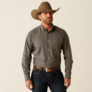 Ariat Men's Wrinkle Free Ferris Classic Fit Shirt Navy - Cowboy SwaggerAriat Men's Wrinkle Free Ferris Classic Fit Shirt NavyMen's Shirts