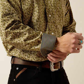 Ariat Men's Wrinkle Free Ferris Filmore Classic Fit Shirt Green - Cowboy SwaggerAriat Men's Wrinkle Free Ferris Filmore Classic Fit Shirt GreenMen's Shirts