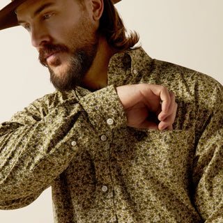 Ariat Men's Wrinkle Free Ferris Filmore Classic Fit Shirt Green - Cowboy SwaggerAriat Men's Wrinkle Free Ferris Filmore Classic Fit Shirt GreenMen's Shirts