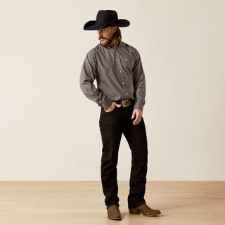 Ariat Men's Wrinkle Free Fields Classic Fit Shirt Navy - Cowboy SwaggerAriat Men's Wrinkle Free Fields Classic Fit Shirt NavyMen's Shirts