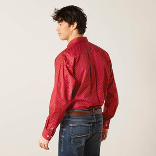 Ariat Mens Wrinkle Free Kaisen Classic Shirt Biking Red - Cowboy SwaggerAriat Mens Wrinkle Free Kaisen Classic Shirt Biking Red