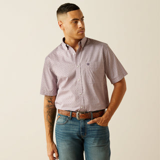 Ariat Men’s Wrinkle Free Rafael Short Sleeve Shirt Lilac - Cowboy SwaggerAriat Men’s Wrinkle Free Rafael Short Sleeve Shirt LilacShirts & Tops