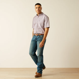 Ariat Men’s Wrinkle Free Rafael Short Sleeve Shirt Lilac - Cowboy SwaggerAriat Men’s Wrinkle Free Rafael Short Sleeve Shirt LilacShirts & Tops