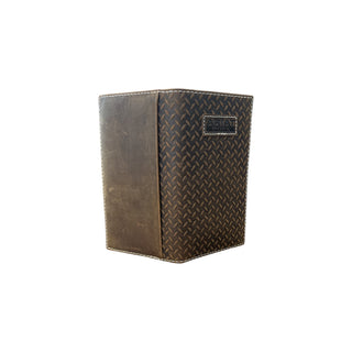 Ariat Western Leather Rodeo Wallet, Work Diamond Plate Embossed, interior view