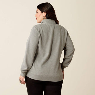 Ariat Womens 1/2 Zip Sweatshirt Heather Grey - Cowboy SwaggerAriat Womens 1/2 Zip Sweatshirt Heather GreyShirts & Tops