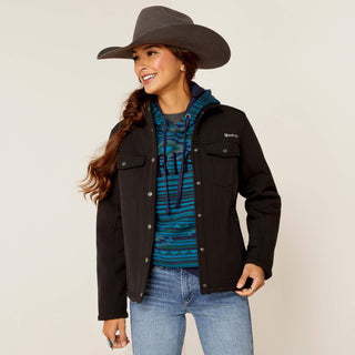 Ariat Womens Berber Back Softshell Jacket Black - Cowboy SwaggerAriat Womens Berber Back Softshell Jacket Black