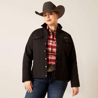 Ariat Womens Berber Back Softshell Jacket Black - Cowboy SwaggerAriat Womens Berber Back Softshell Jacket Black
