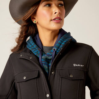 Ariat Womens Berber Back Softshell Jacket Black - Cowboy SwaggerAriat Womens Berber Back Softshell Jacket Black