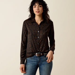 Ariat Women's Boot Scootin Homestyle Long Sleeve Western Button Up Shirt - Cowboy SwaggerAriat Women's Boot Scootin Homestyle Long Sleeve Western Button Up ShirtWomen's Tops