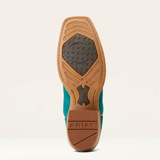 Ariat Women's Derby Monroe Ancient Turquoise Roughout Western Boot - Cowboy SwaggerAriat Women's Derby Monroe Ancient Turquoise Roughout Western BootBoots