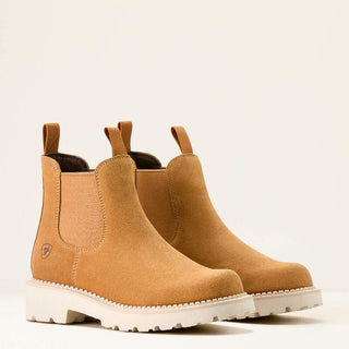 Ariat Women’s Fatbaby Chelsea Western Boot Wheat Suede - Cowboy SwaggerAriat Women’s Fatbaby Chelsea Western Boot Wheat SuedeWomen's Boots